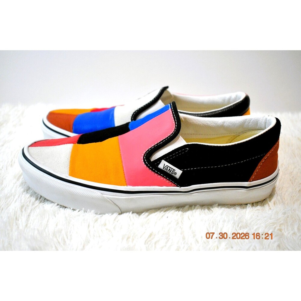 Vans Classic Multi Patchwork Unisex (VN0A4U381IO) Limited Edition Women's Size 9